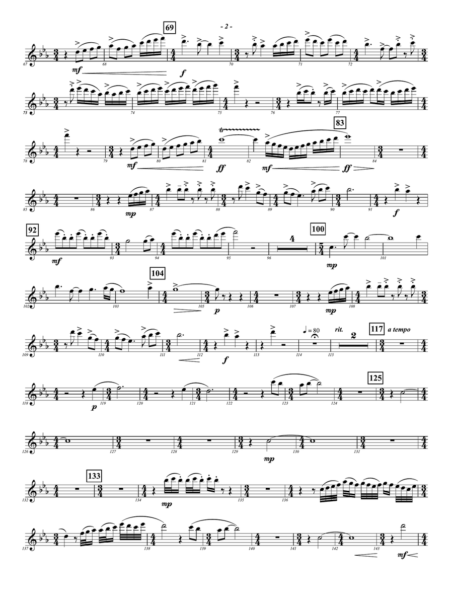 Sound Paints the Sky: 1st Flute Flute scores gallery preview page 2