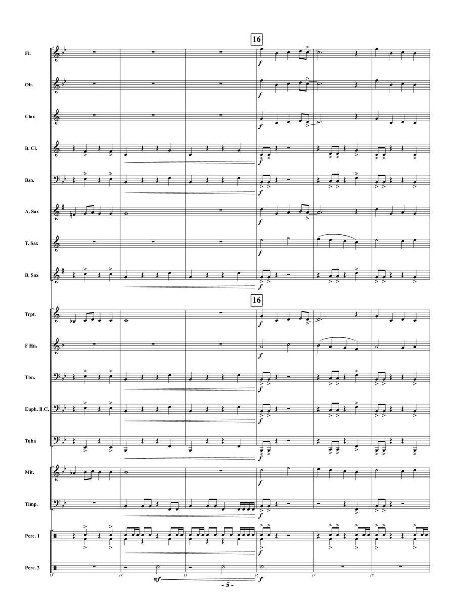 Journey Through the Galaxy: Score Concert Band scores gallery preview page 5