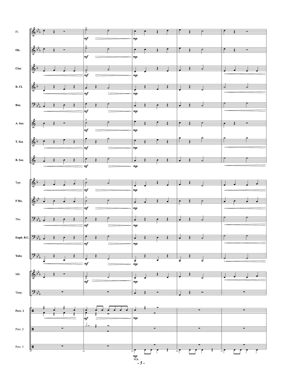 Band Gremlins: Score Band Gremlins: Score Concert Band scores gallery preview page 5