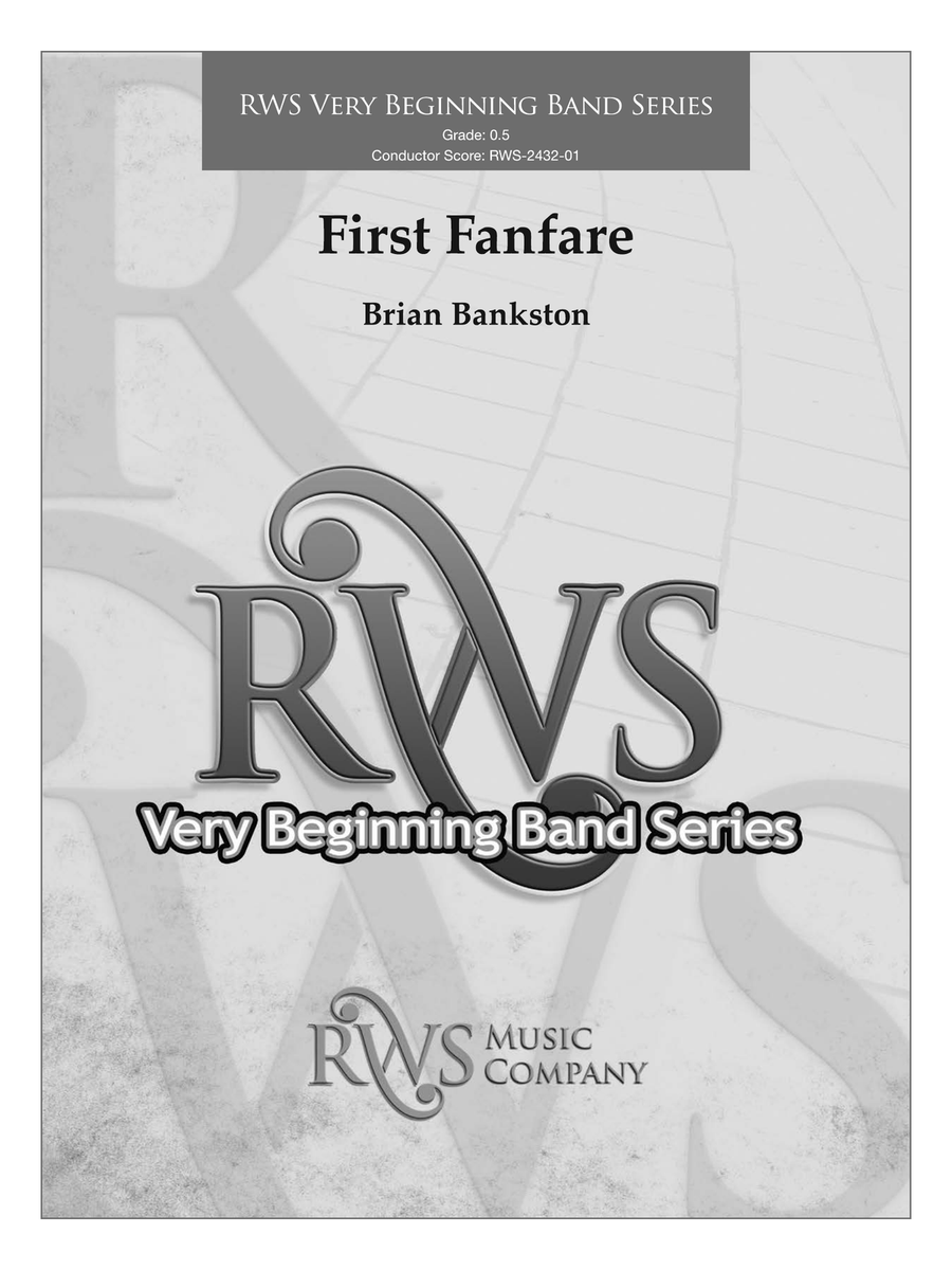 First Fanfare: Score First Fanfare: Score Concert Band scores gallery preview page 1