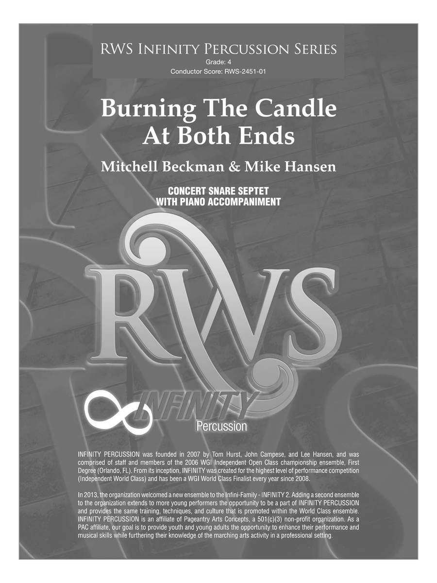 Burning The Candle At Both Ends: Score Percussion scores gallery preview page 1