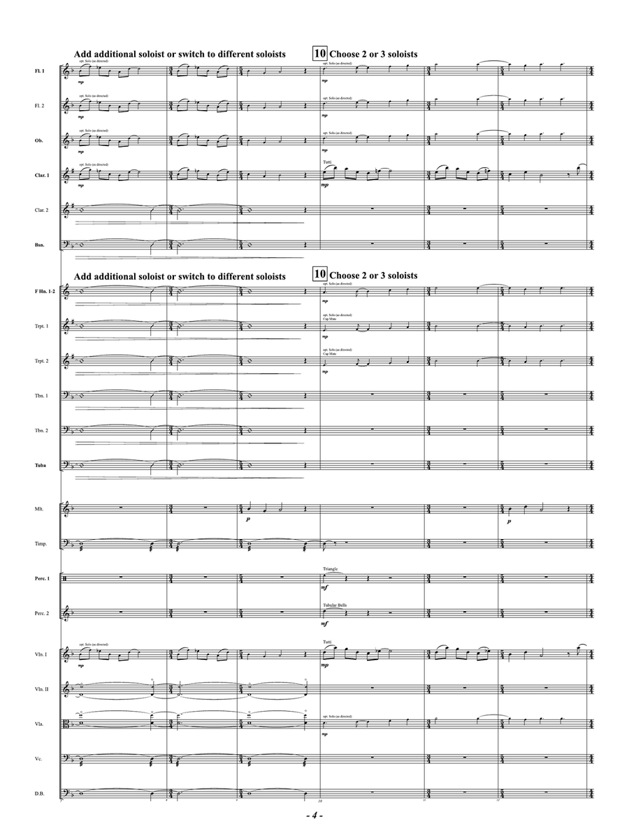 Chorale Prelude: Let All Mortal Flesh Keep Silence: Score Full Orchestra scores gallery preview page 4