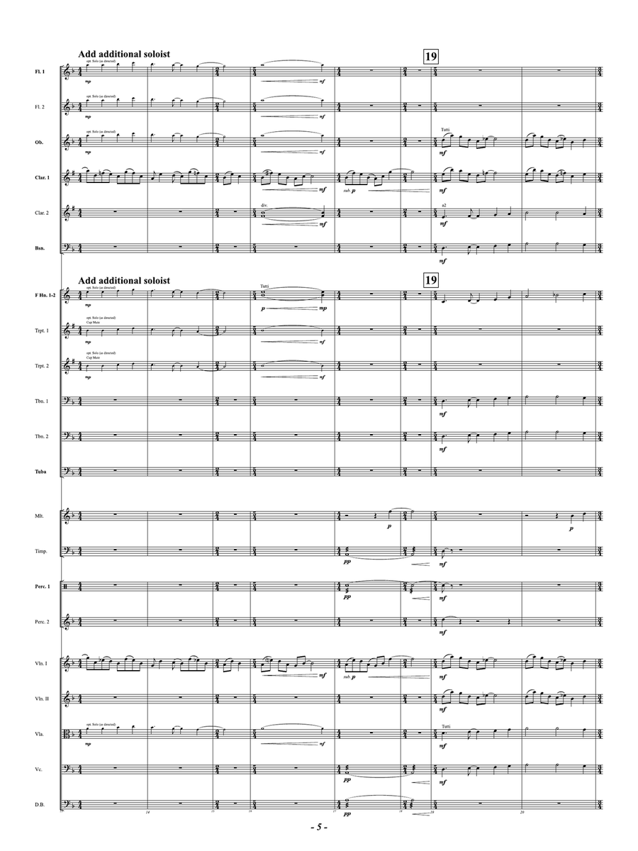 Chorale Prelude: Let All Mortal Flesh Keep Silence: Score Full Orchestra scores gallery preview page 5