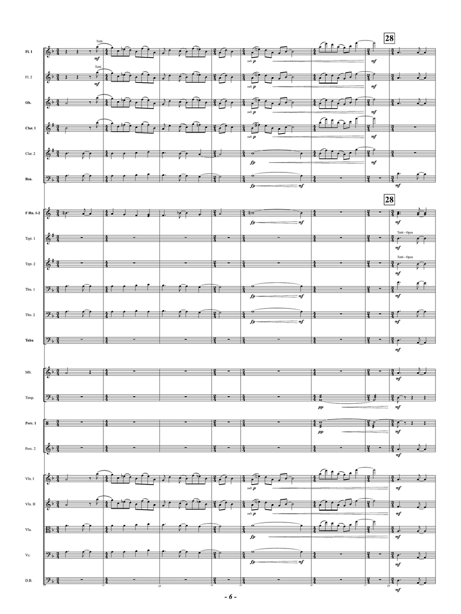 Chorale Prelude: Let All Mortal Flesh Keep Silence: Score Full Orchestra scores gallery preview page 6