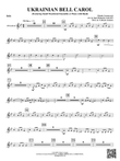 Ukrainian Bell Carol (Featuring a Small Woodwind Ensemble or Piano with Band): Bells