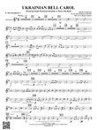 Ukrainian Bell Carol (Featuring a Small Woodwind Ensemble or Piano with Band): 2nd E-flat Alto Saxophone