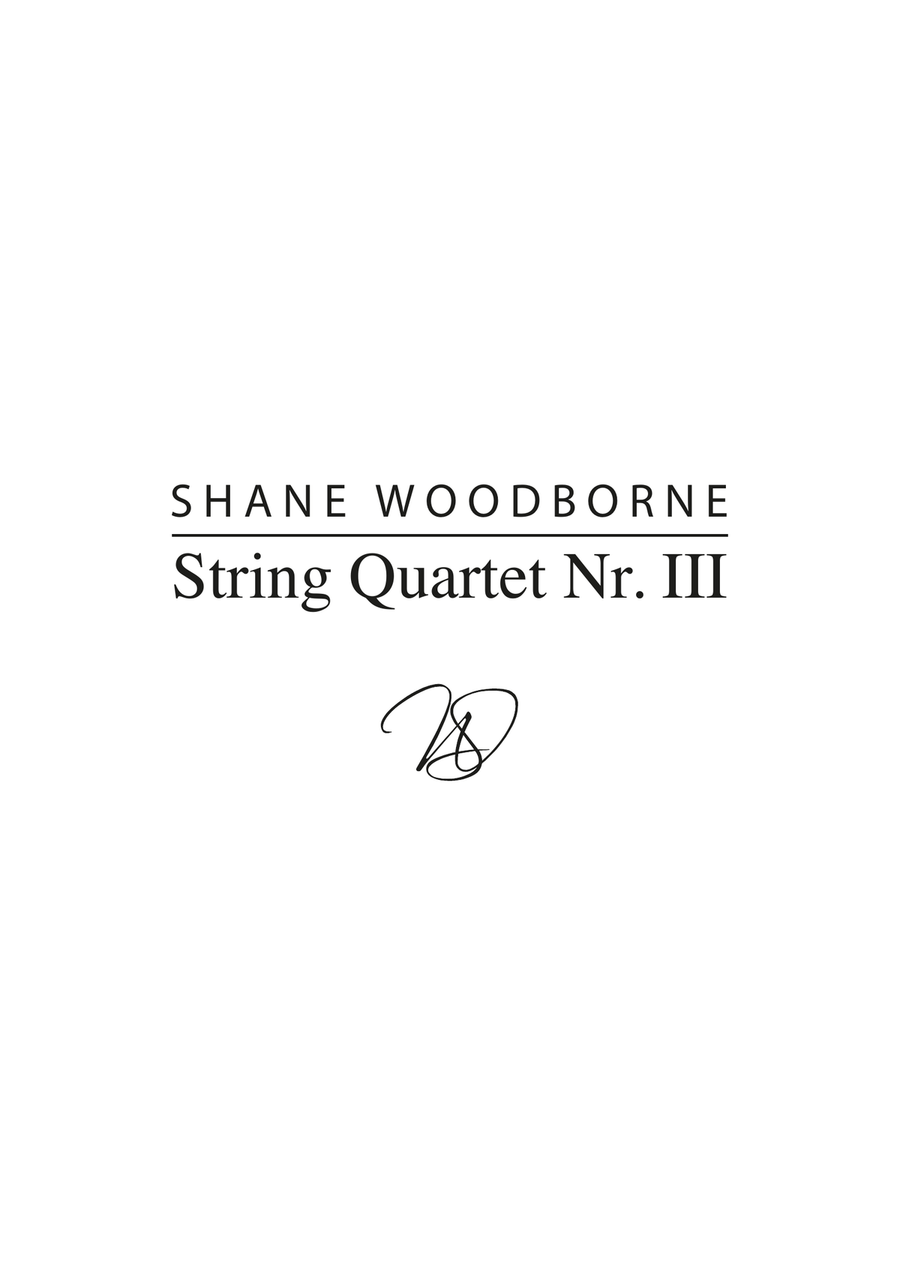 String Quartet Nr. 3 String Quartet Nr. 3 String Quartet scores gallery preview page 3
