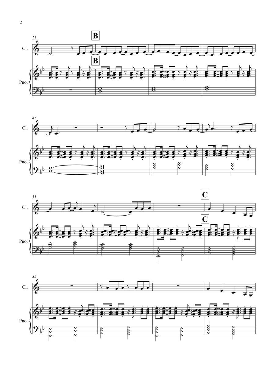 Barbie Girl Barbie Girl Clarinet Solo scores gallery preview page 2