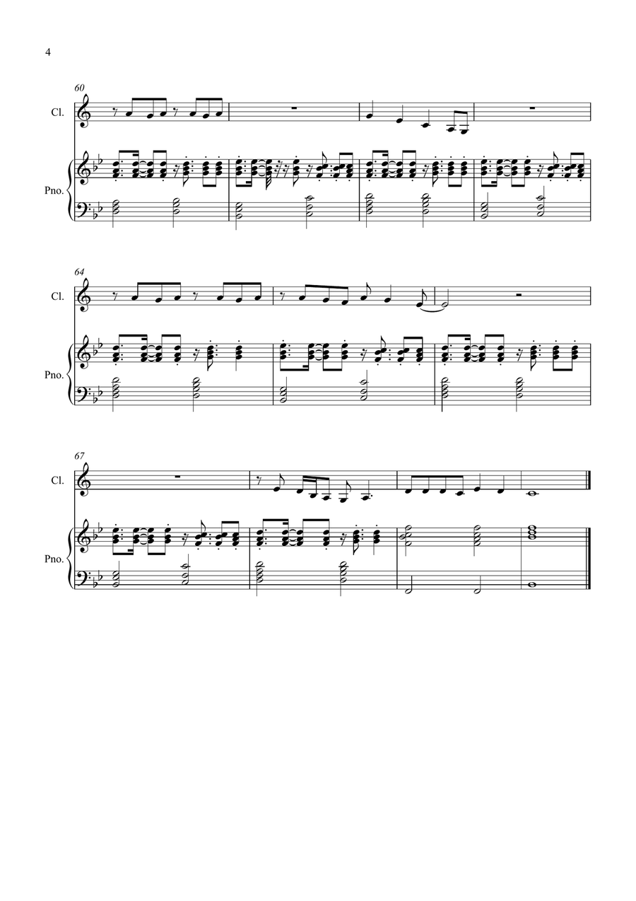 Barbie Girl Barbie Girl Clarinet Solo scores gallery preview page 4