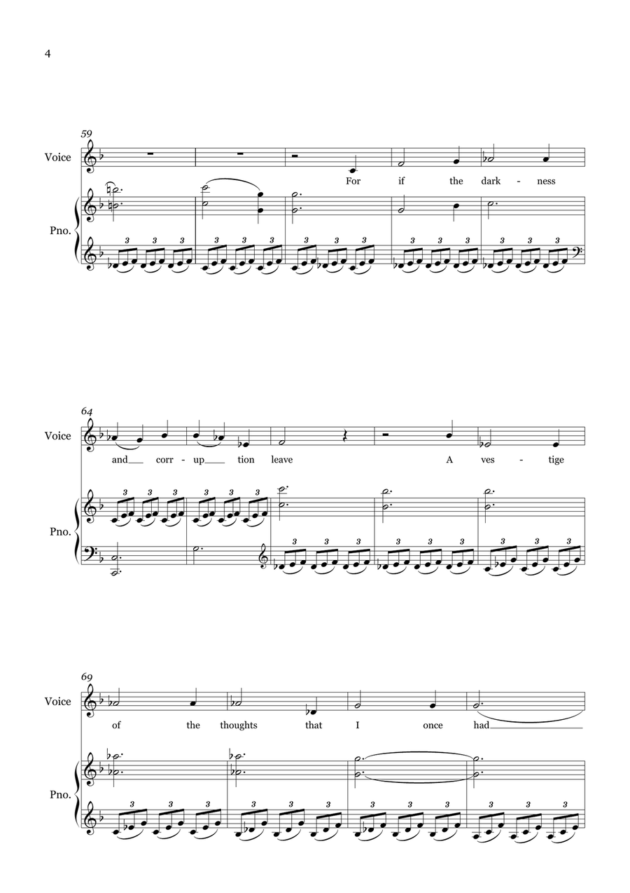 The Rossetti Songs The Rossetti Songs Chamber Music scores gallery preview page 4