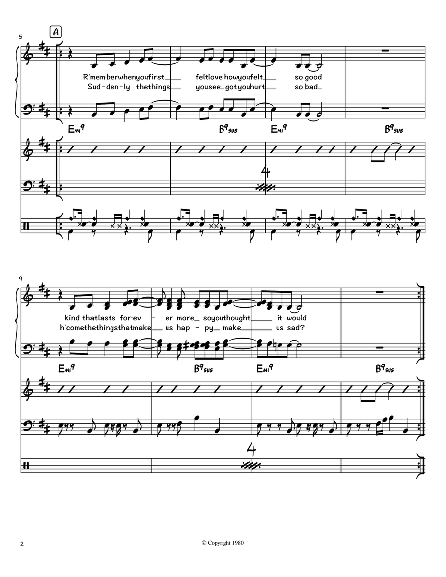 Joy And Pain Joy And Pain 4-Part scores gallery preview page 2