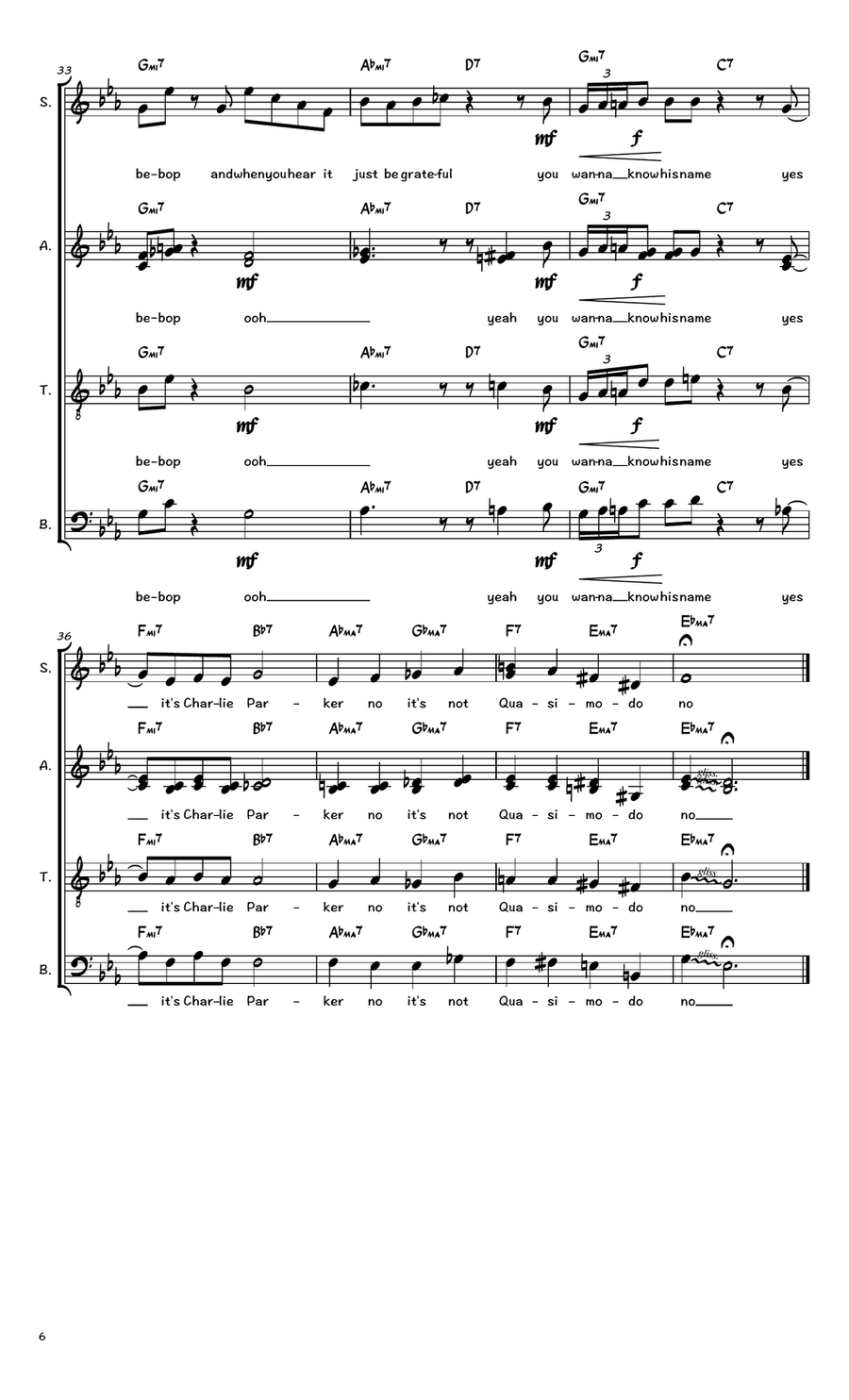 Quasimodo Quasimodo 4-Part scores gallery preview page 6