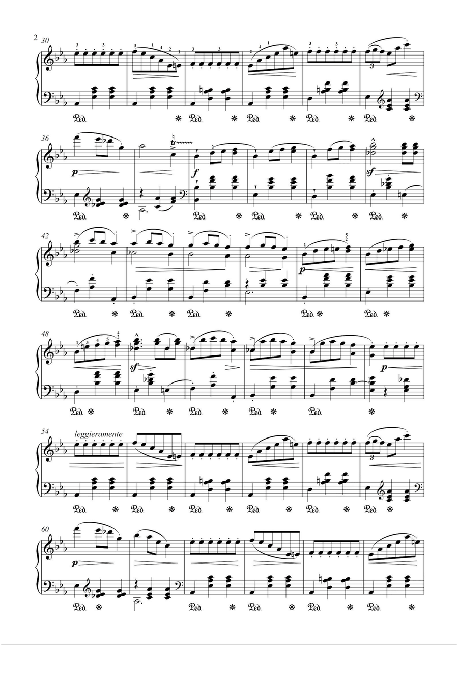 Grande Valse brillante - Fryderyk Franciszek Chopin Piano Solo scores gallery preview page 2