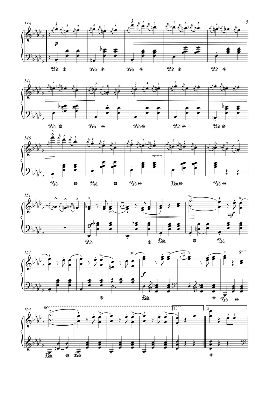Grande Valse brillante - Fryderyk Franciszek Chopin Piano Solo scores gallery preview page 5