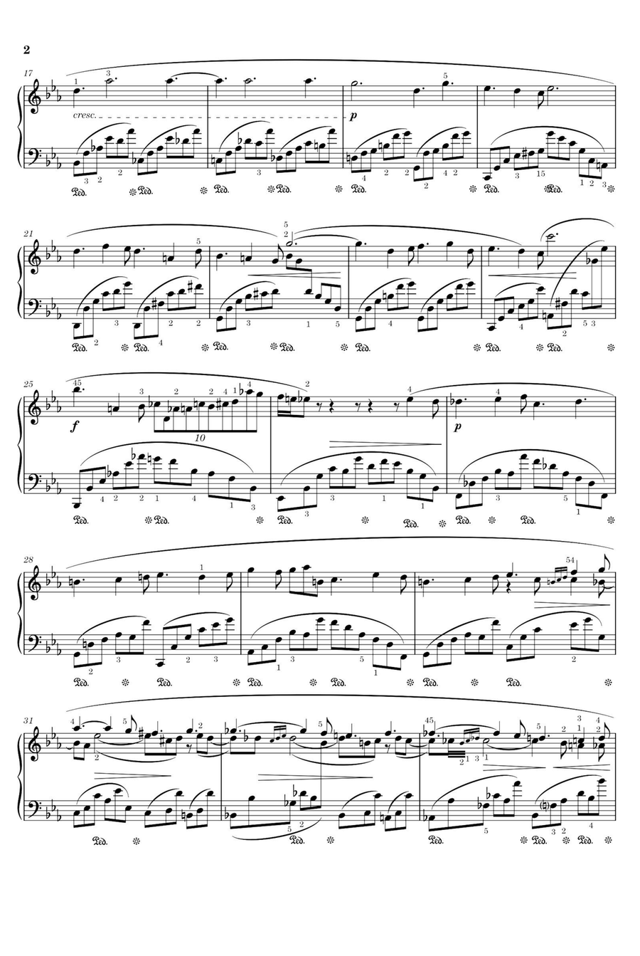 Nocturnes No.16,Op.55,No.2 - Fryderyk Franciszek Chopin Piano Solo scores gallery preview page 2