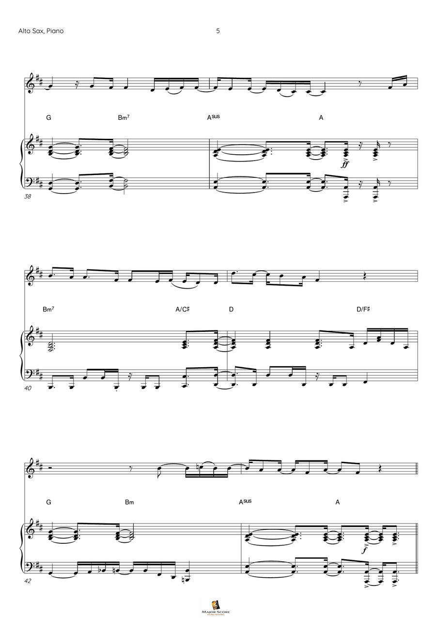 This Is Me Alto Saxophone scores gallery preview page 6