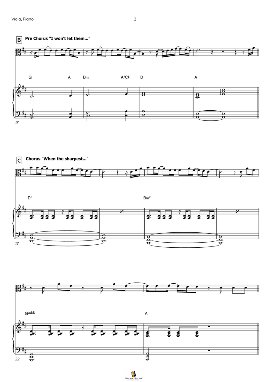 This Is Me Viola scores gallery preview page 3
