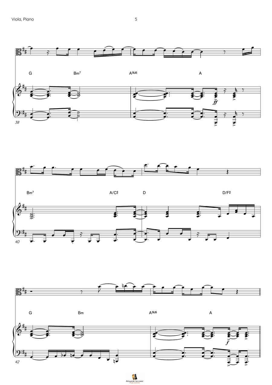 This Is Me Viola scores gallery preview page 6