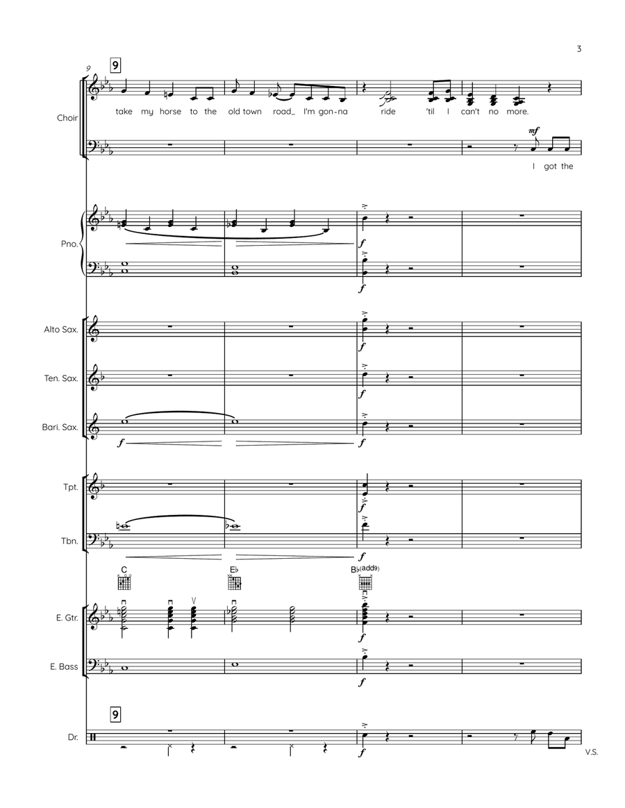 Old Town Road (Remix) Old Town Road (Remix) 3-Part scores gallery preview page 3