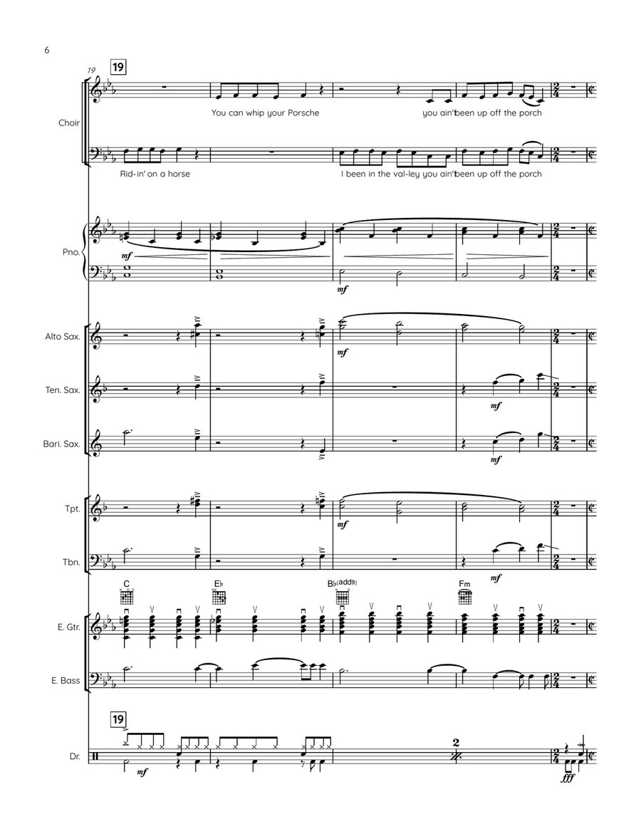 Old Town Road (Remix) Old Town Road (Remix) 3-Part scores gallery preview page 6