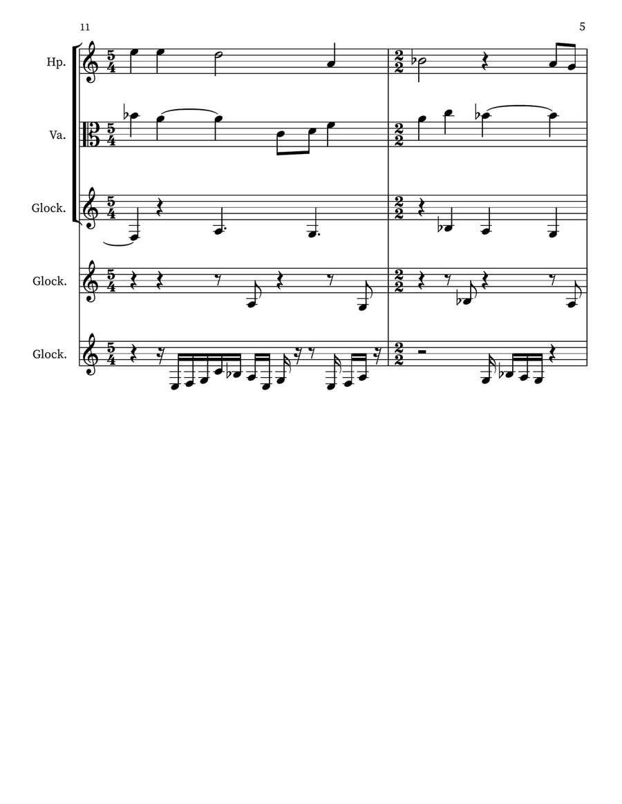 Children's Musing 69 Children's Musing 69 Small Ensemble scores gallery preview page 5