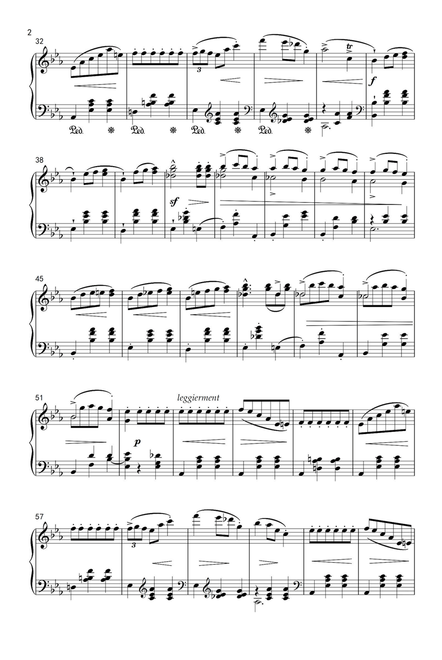 Grande Valse brillante Op18-No1 - Fryderyk Franciszek Chopin Piano Solo scores gallery preview page 2