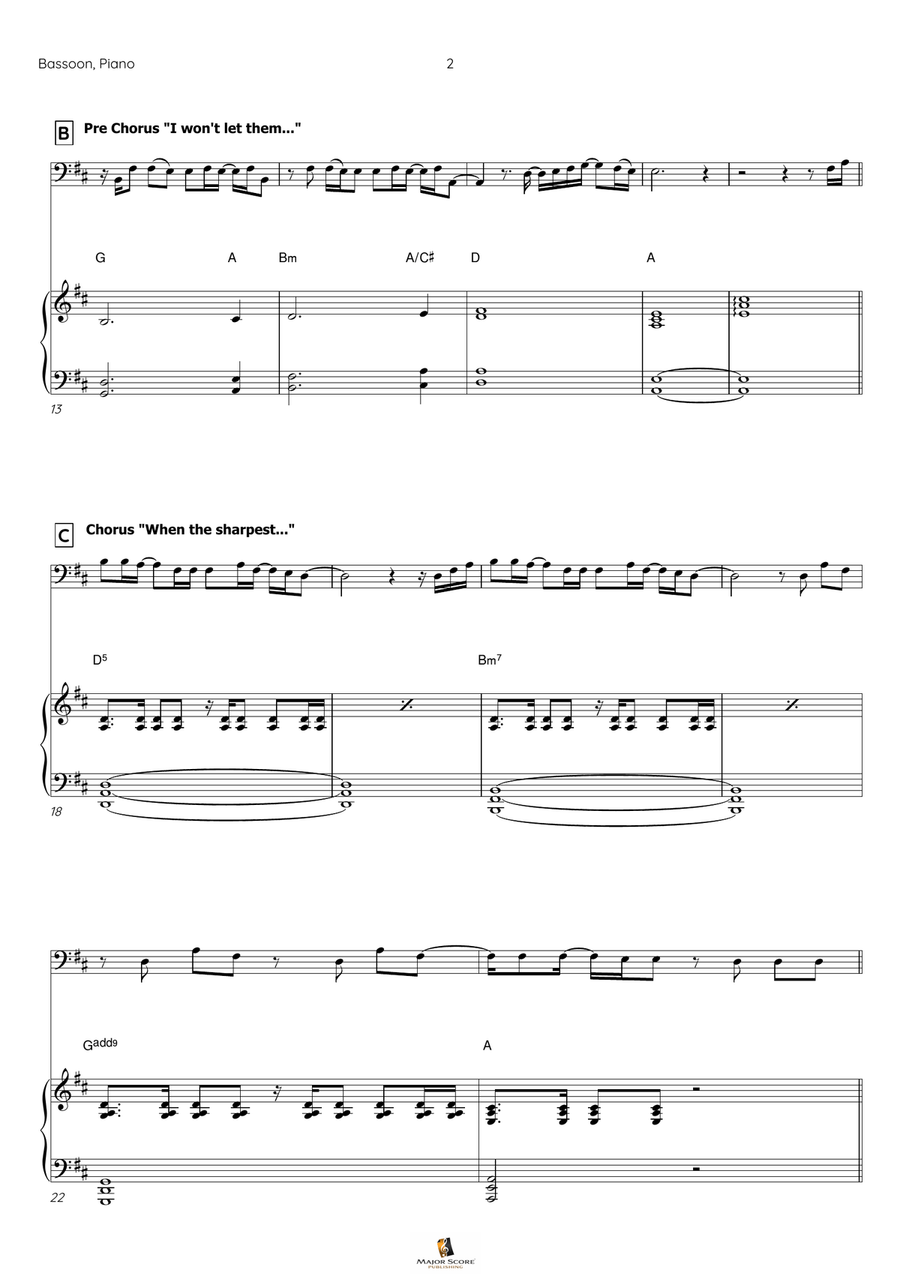 This Is Me Bassoon scores gallery preview page 3
