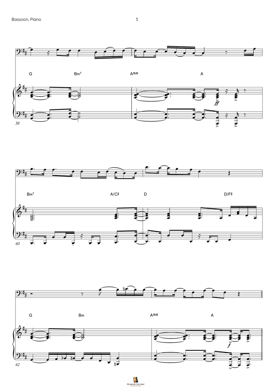 This Is Me Bassoon scores gallery preview page 6