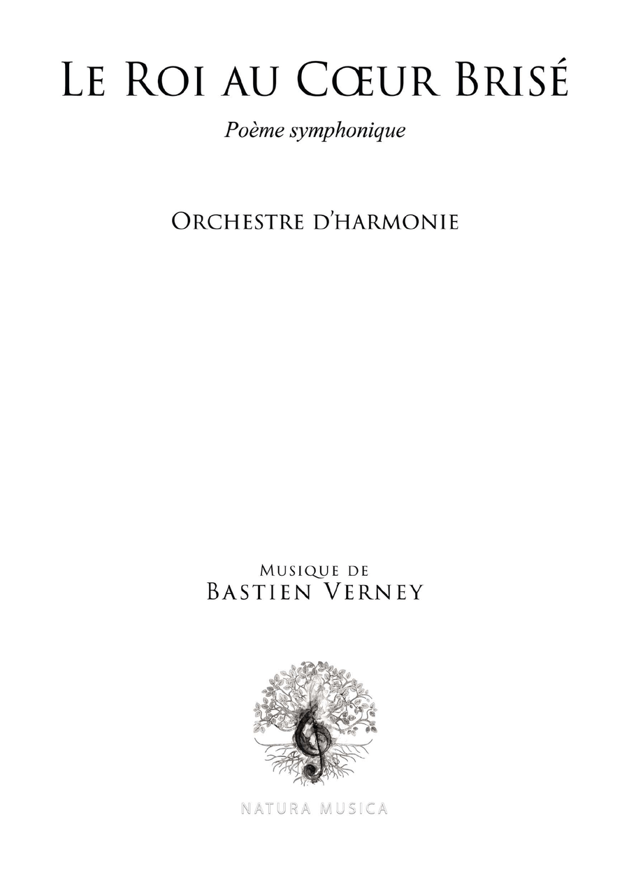 Le Roi au Coeur Brisé - Score Only Concert Band scores gallery preview page 3