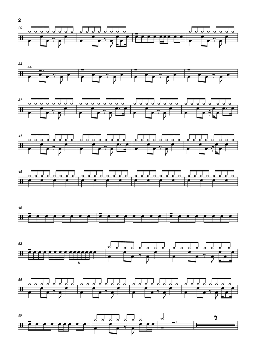 We Own The Night Drum Set scores gallery preview page 2
