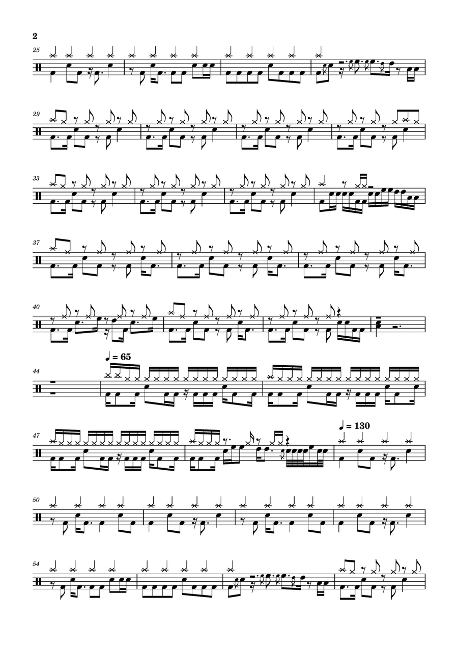 Scream Scream Drum Set scores gallery preview page 2