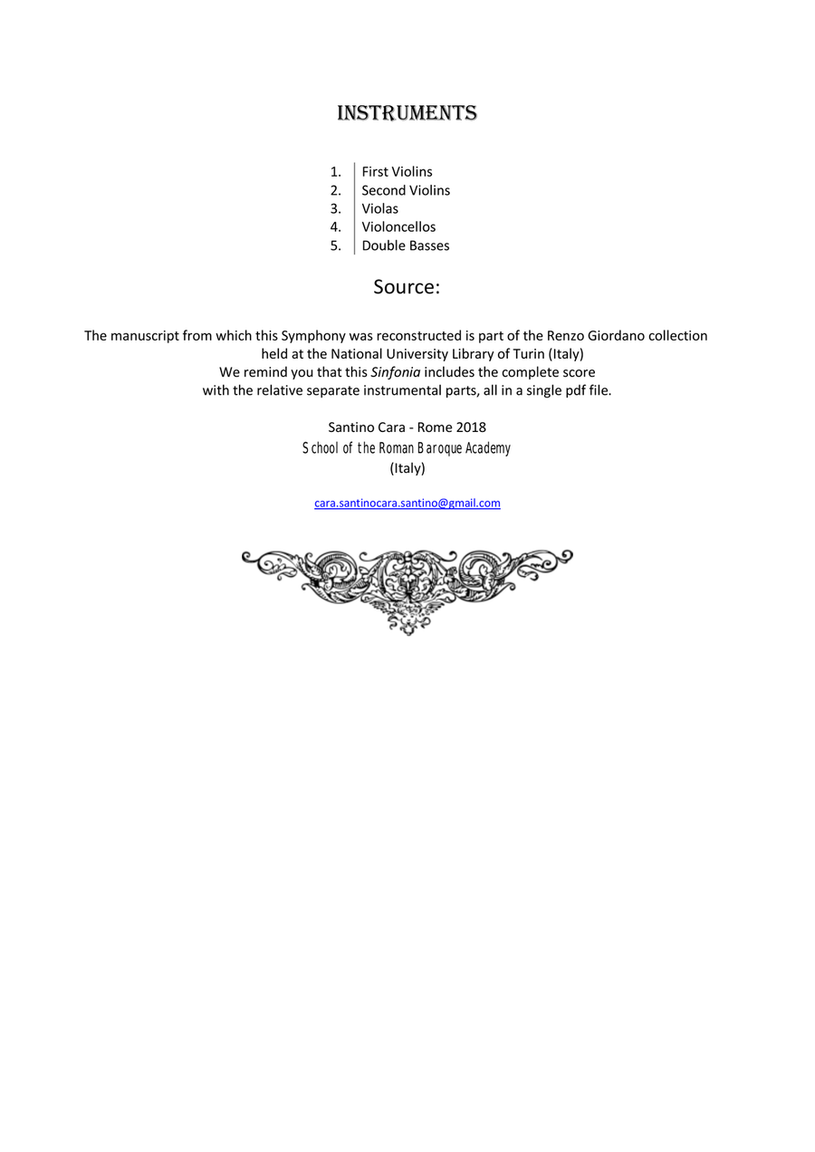 Vivaldi - Sinfonia in B minor (Al Santo Sepolcro) RV 169 for Strings Orchestra String Orchestra scores gallery preview page 2