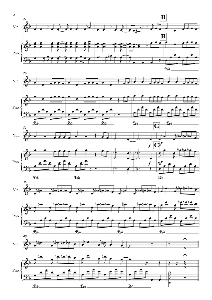 Bad Guy Bad Guy Violin Solo scores gallery preview page 2