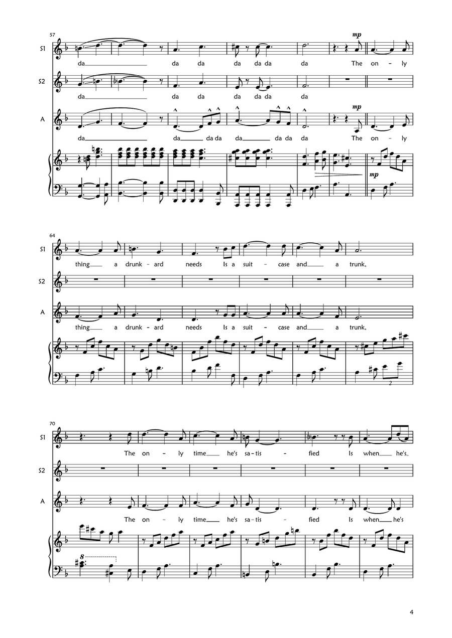 House of the Rising Sun House of the Rising Sun SSA scores gallery preview page 4
