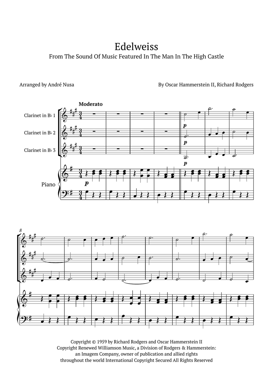 Edelweiss Small Ensemble scores gallery preview page 1