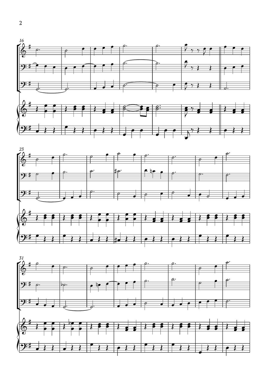 Edelweiss Piano Quartet scores gallery preview page 2