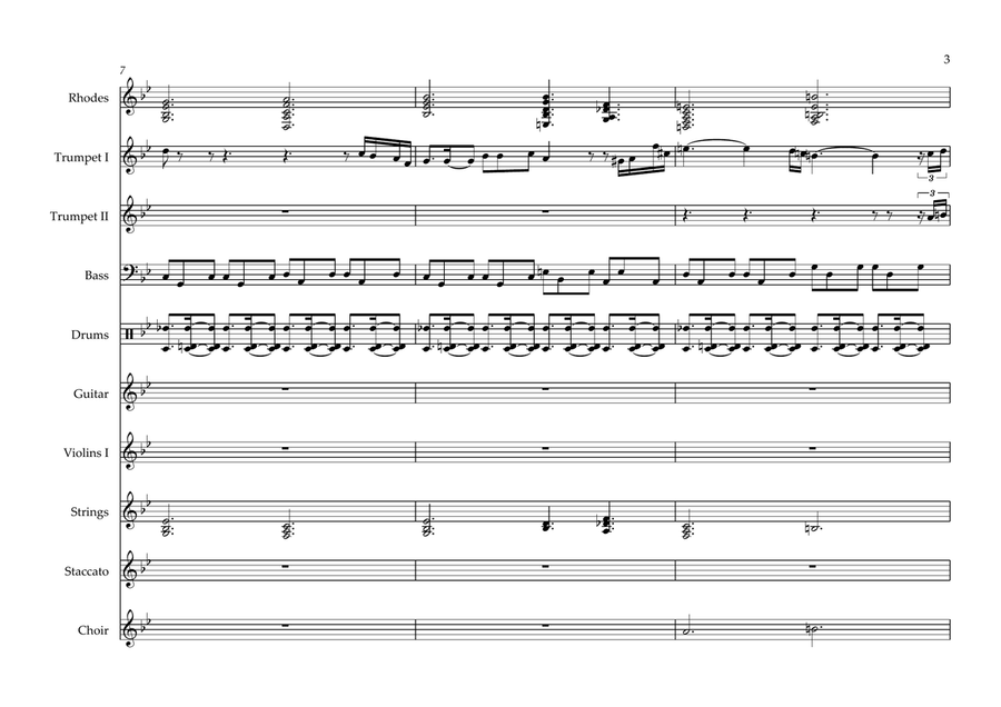 Route 101 - Score Only Small Ensemble scores gallery preview page 3