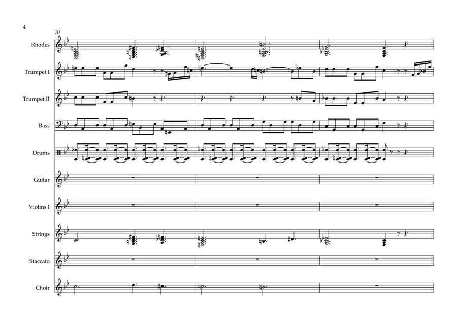 Route 101 - Score Only Small Ensemble scores gallery preview page 4