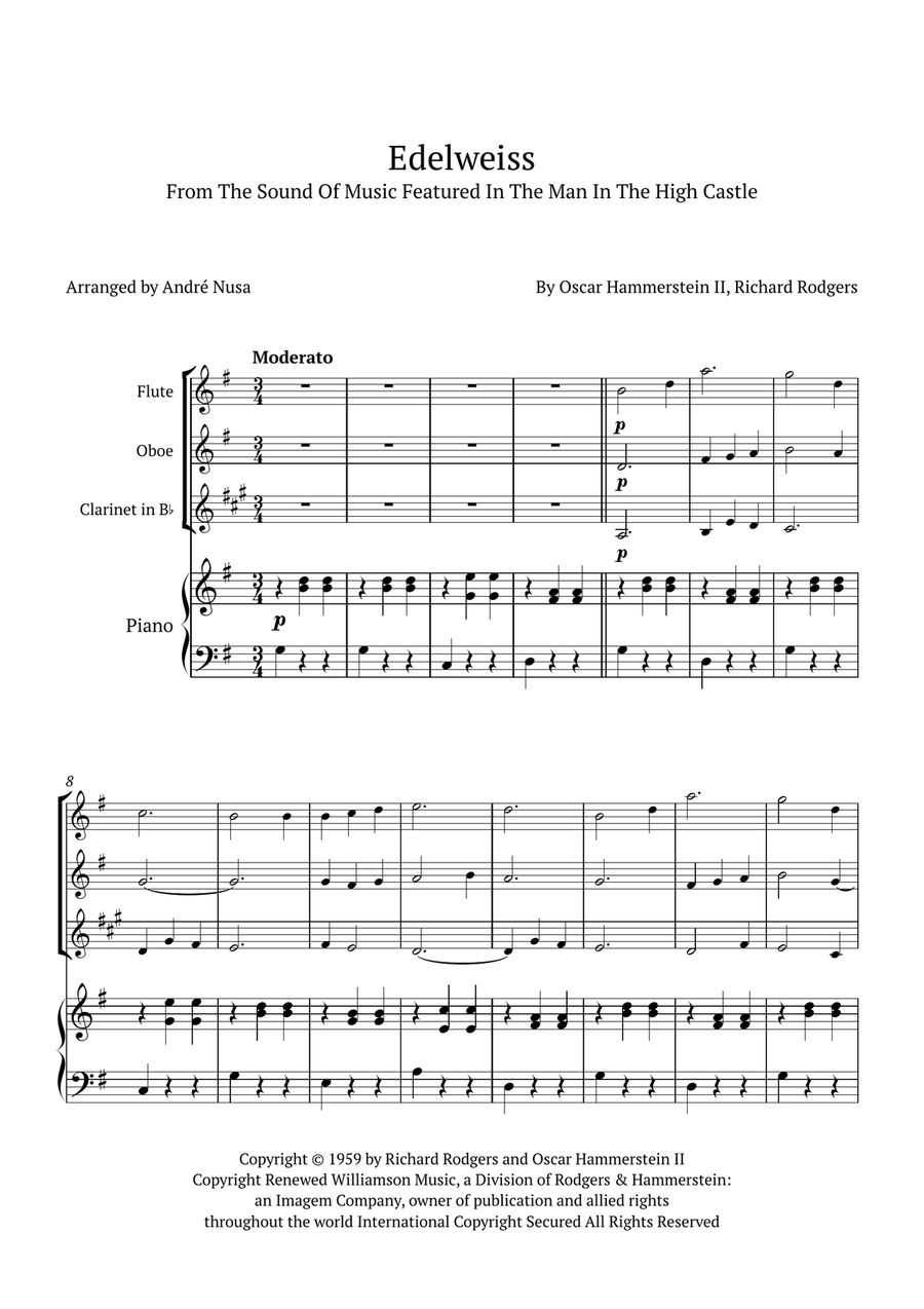Edelweiss Small Ensemble scores gallery preview page 1
