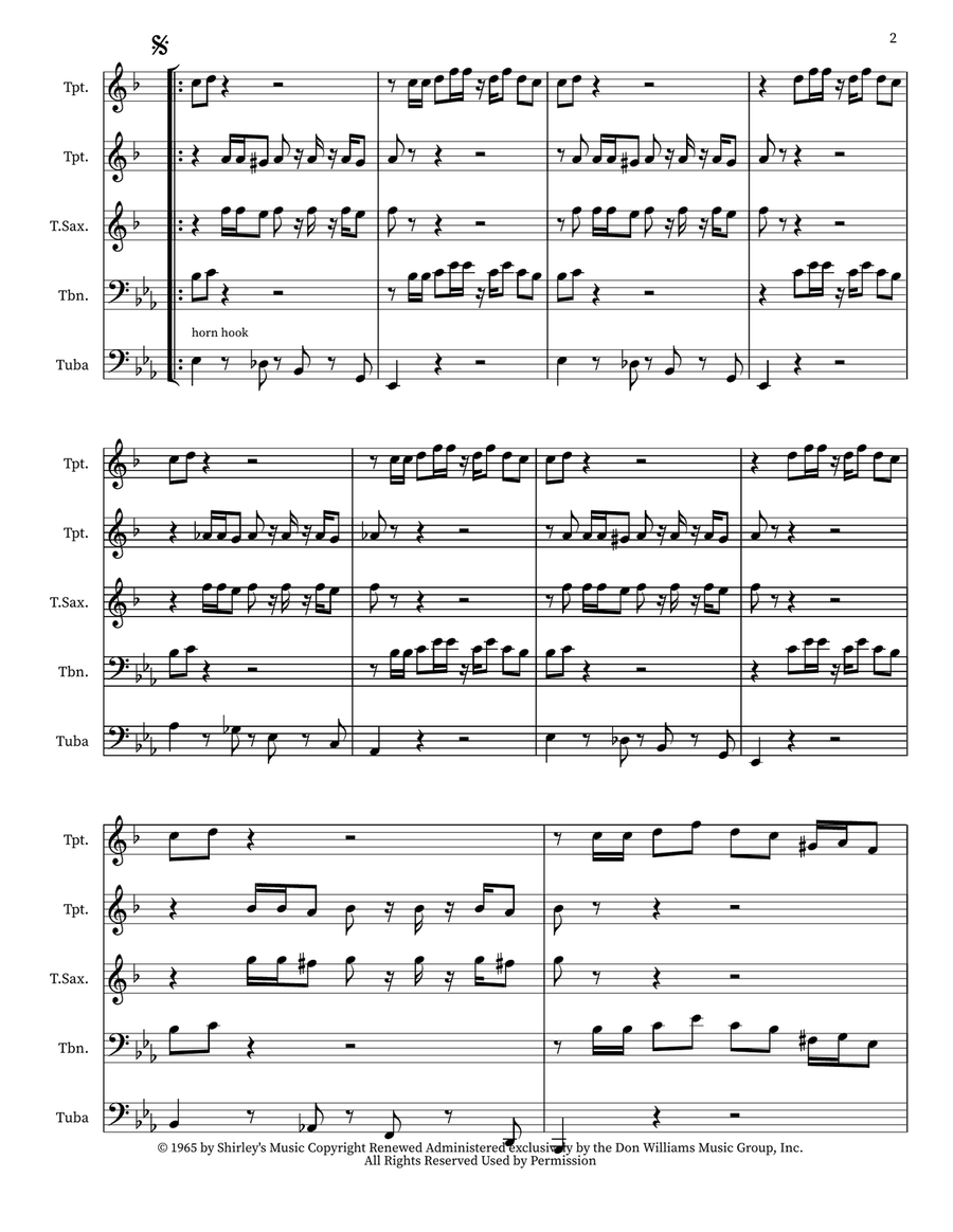 Big Chief Big Chief Small Ensemble scores gallery preview page 2
