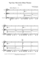 Top Gun: Maverick (Main Theme) String Trio scores gallery preview page 3
