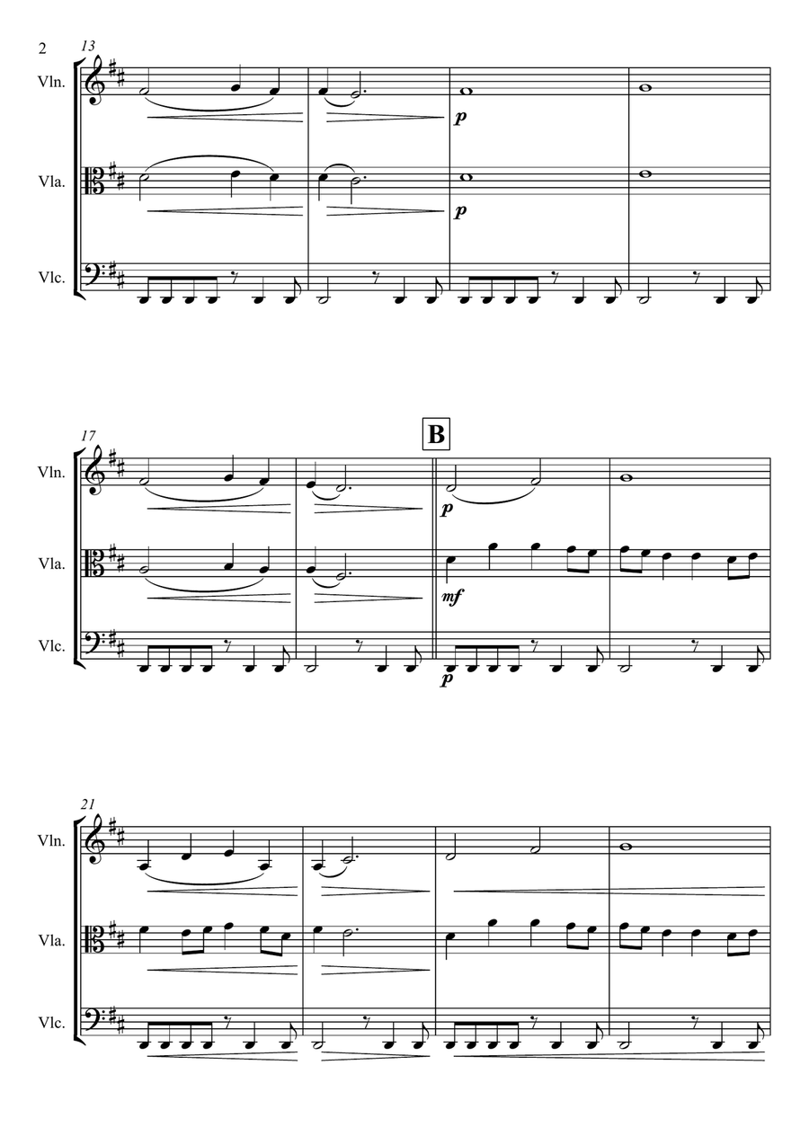 Top Gun: Maverick (Main Theme) String Trio scores gallery preview page 4