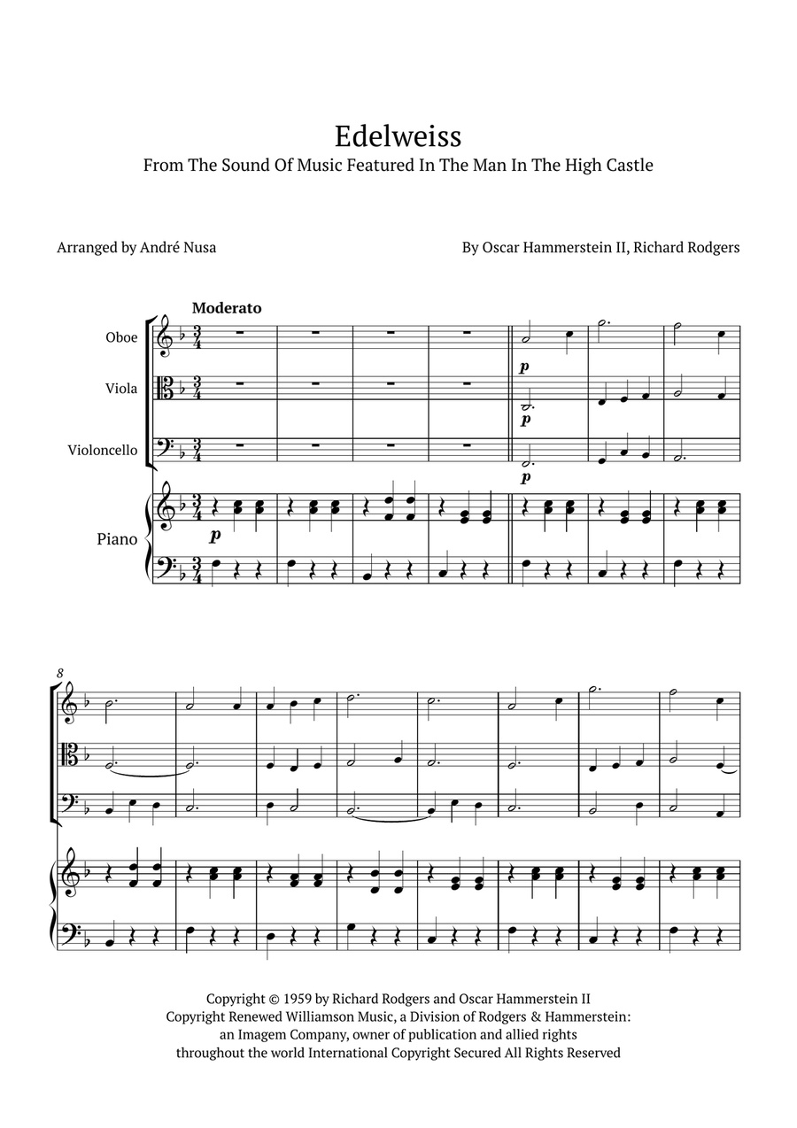 Edelweiss Small Ensemble scores gallery preview page 1
