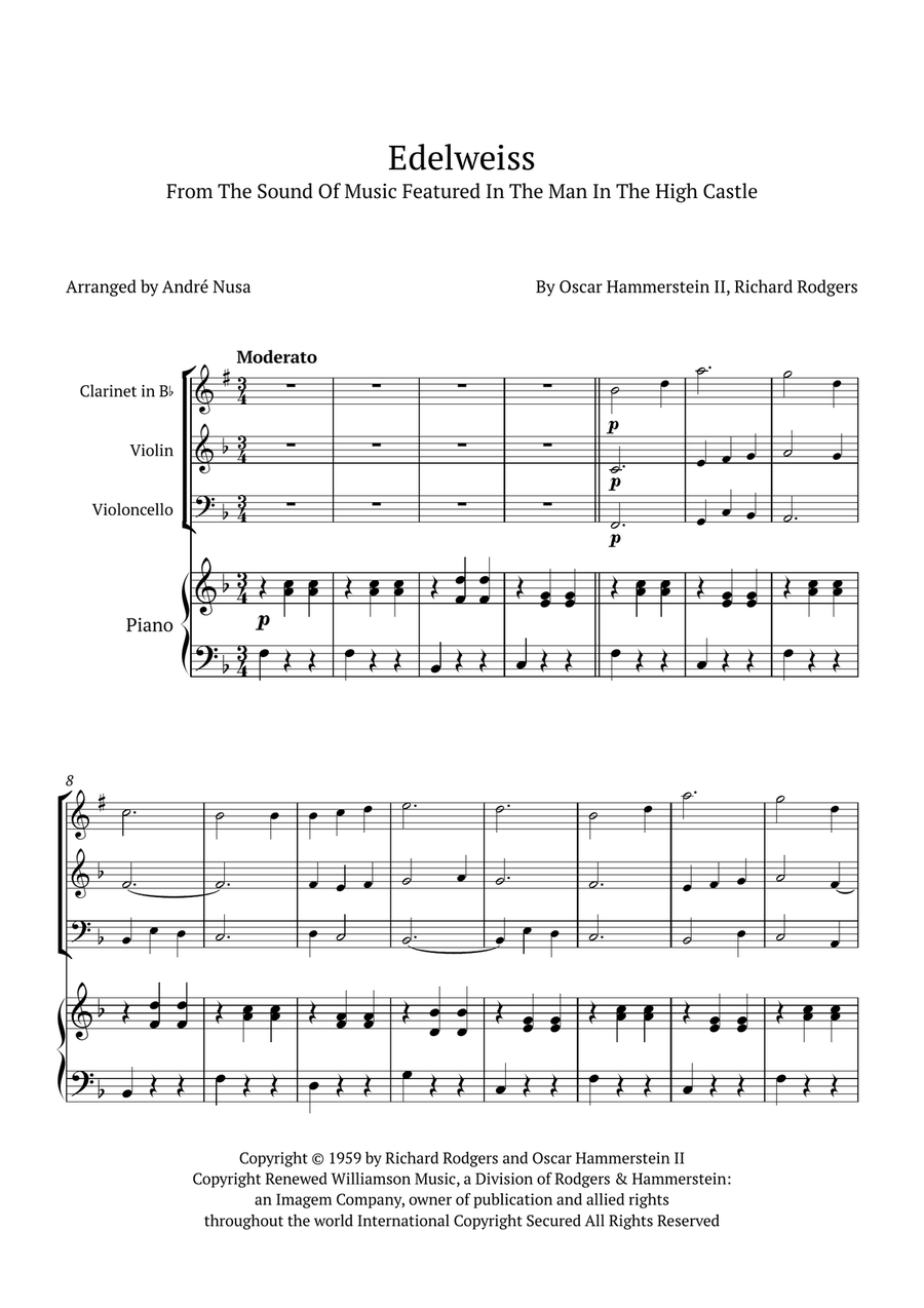 Edelweiss Small Ensemble scores gallery preview page 1