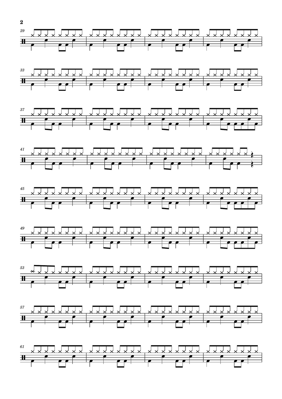 Where Is The Love Where Is The Love Drum Set scores gallery preview page 2