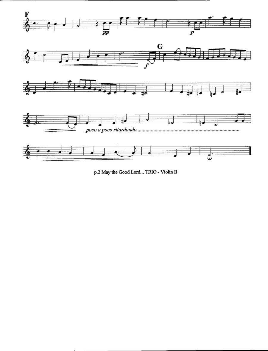 May The Good Lord Bless And Keep You String Trio scores gallery preview page 5