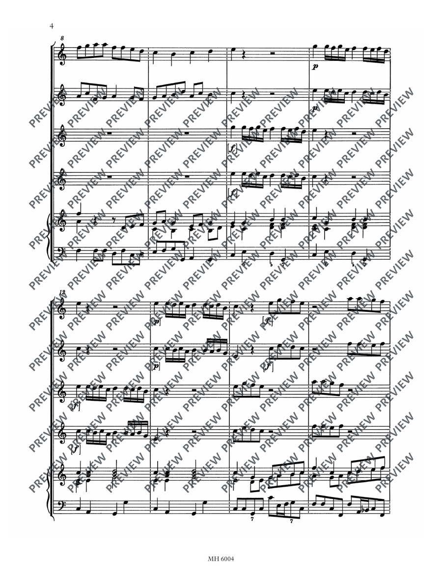 Canzonato Violin scores gallery preview page 5