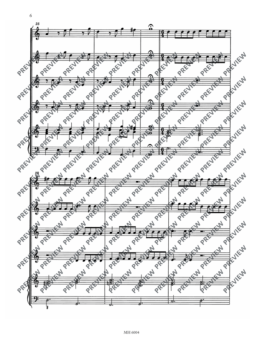 Canzonato Violin scores gallery preview page 7