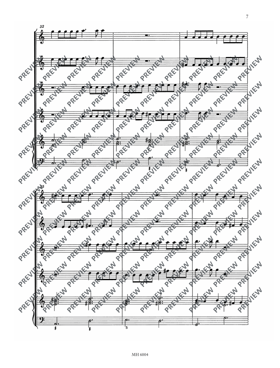 Canzonato Violin scores gallery preview page 8