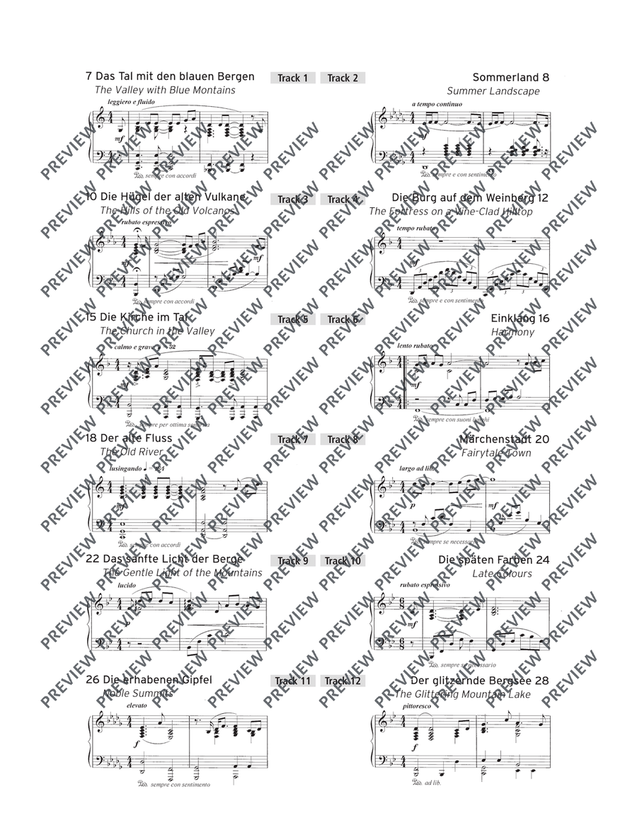 Homeland Impressions Homeland Impressions Piano Solo scores gallery preview page 6